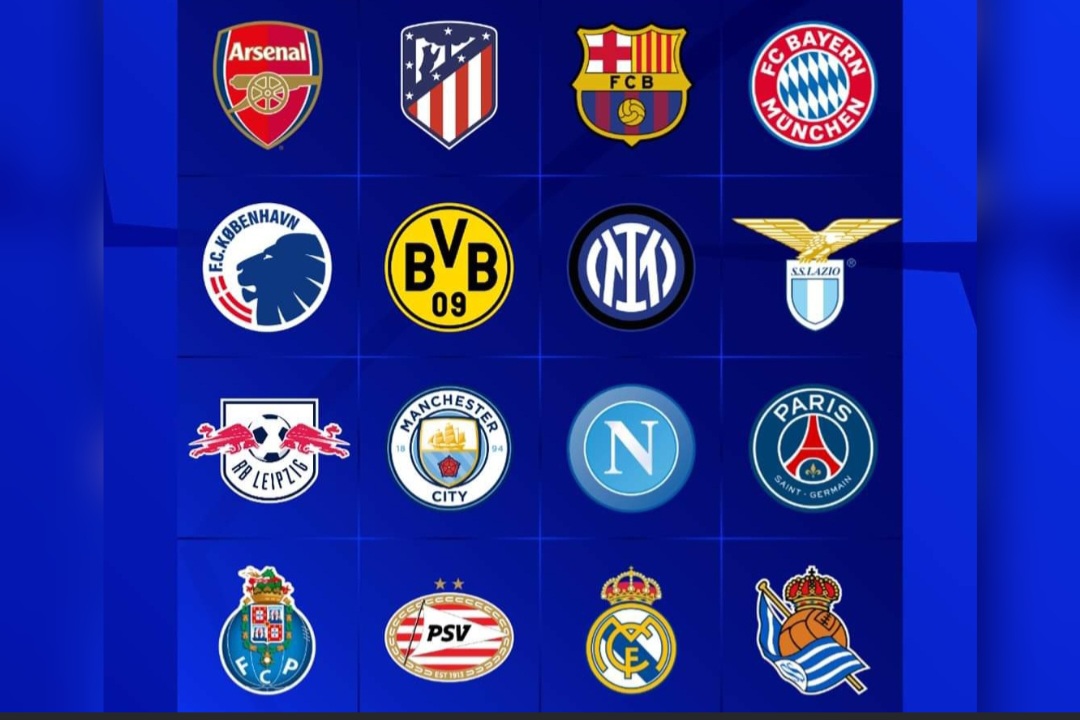  قائمة الأندية الـ16 المتأهلة لثمن نهائي دوري أبطال أوروبا وموعد القرعة